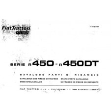 Fiat R450 - R450DT Parts Manual